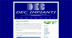 Desktop Screenshot of decimpianti.com