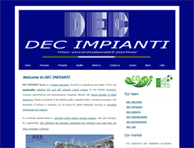 Tablet Screenshot of decimpianti.com